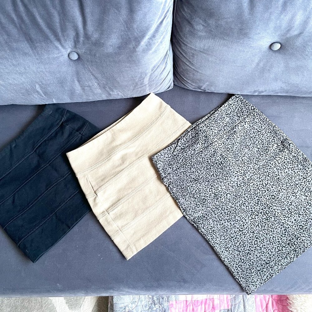 3 x Mini Skirts